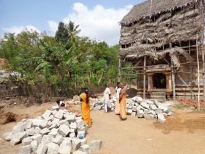 Foundation work-Subramanya Sannadhi-Keezh Korkai